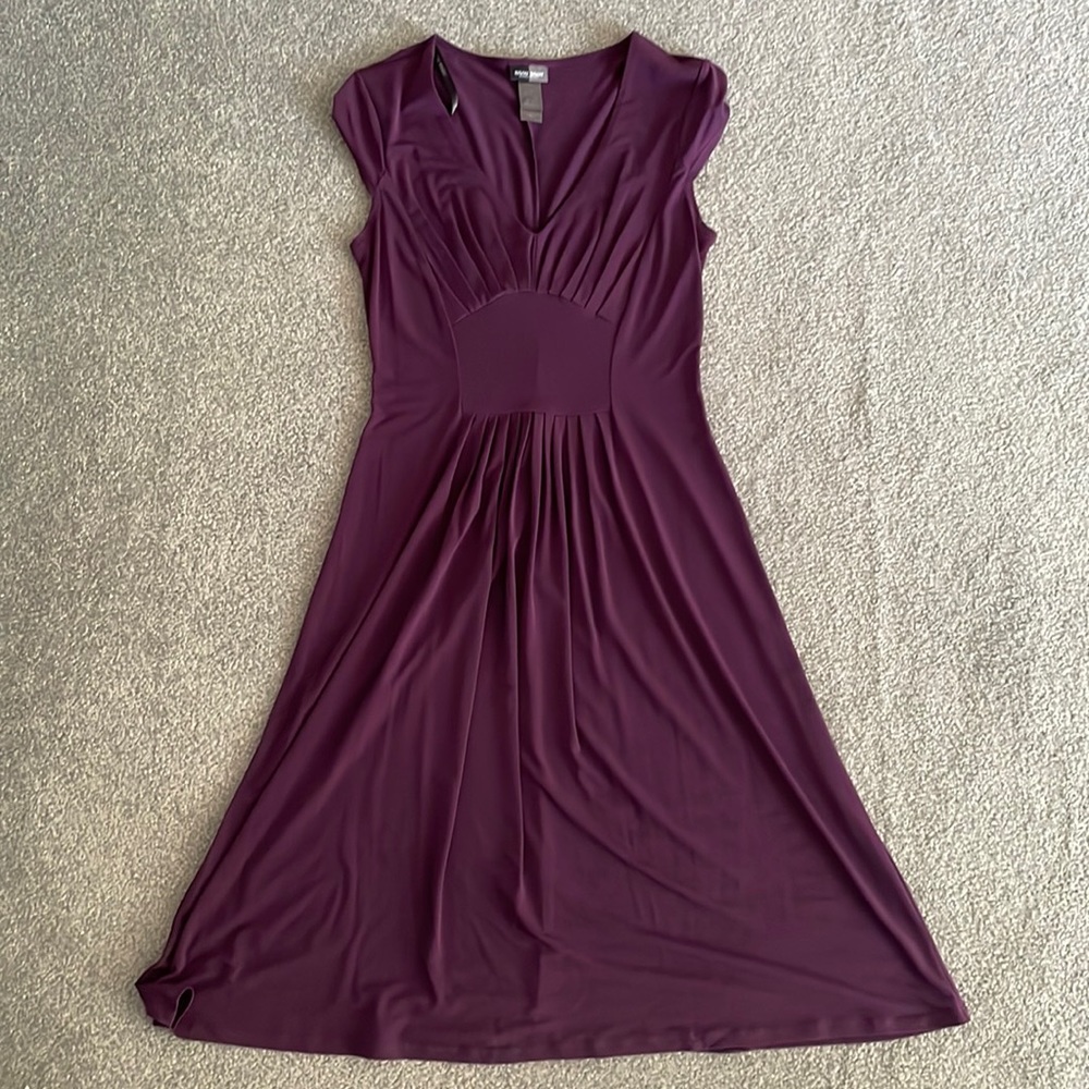 Eggplant purple dress